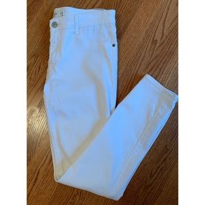 A&F White Jeans